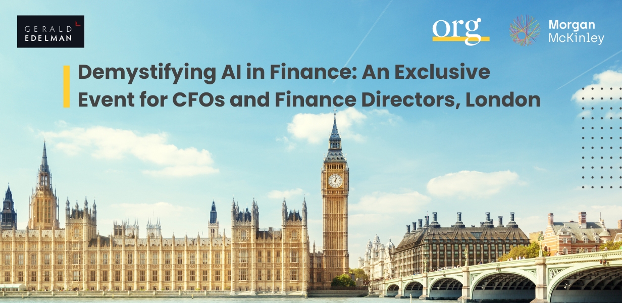 Demystifying AI in Finance: An Exclusive Event for CFOs and Finance Directors.