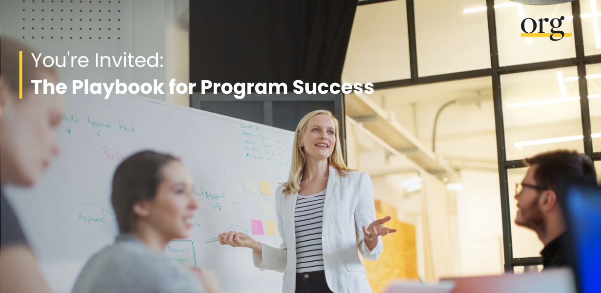The Playbook for Program Success