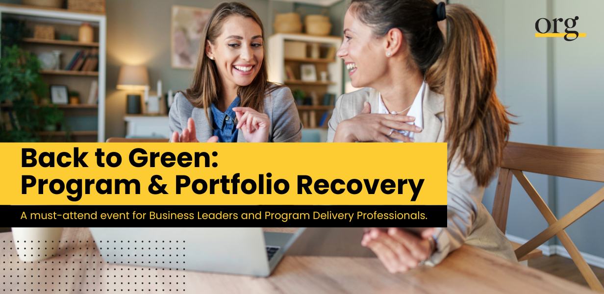 Back to Green: Program & Portfolio Recovery