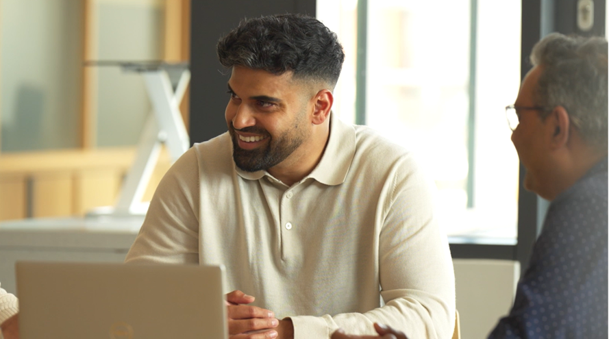 Ronnie Patel smiling portrait